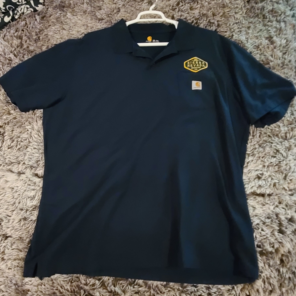Carhartt Work Polo short sleeve w Sierra Nevada Logo Patch 3xl tall